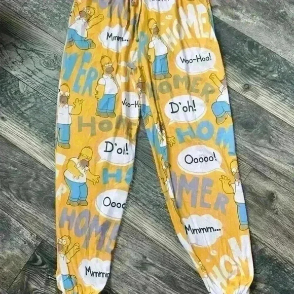 Homer Simpson PJ Pants - Picture 1 of 9